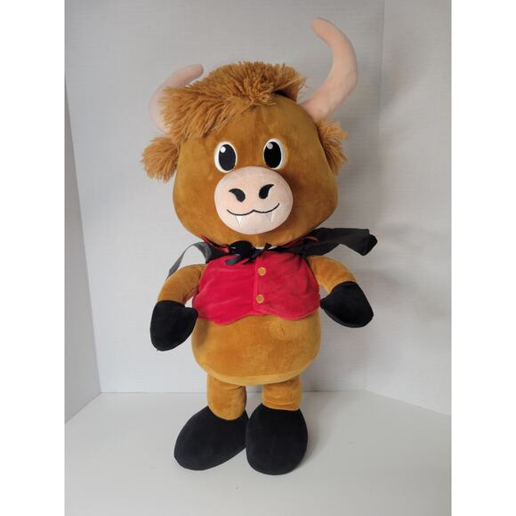 Gemmy International Highland Cow in‎ a Vampire Costume - Picture 1 of 6